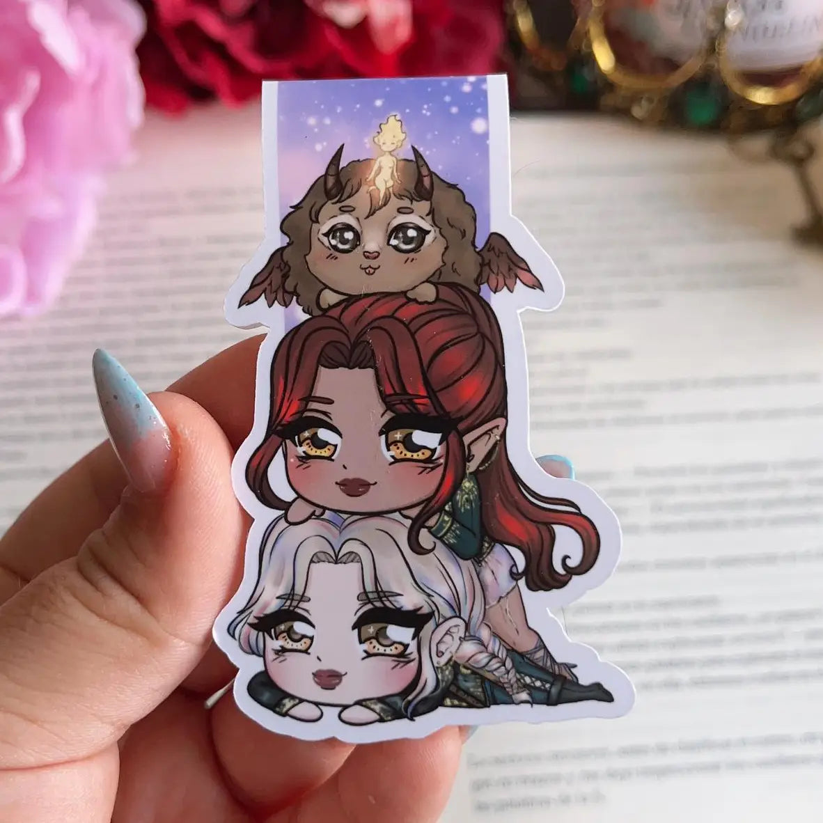 Bryce, Danika, Lele & Syrinx - Magnetiskt Bokmärke