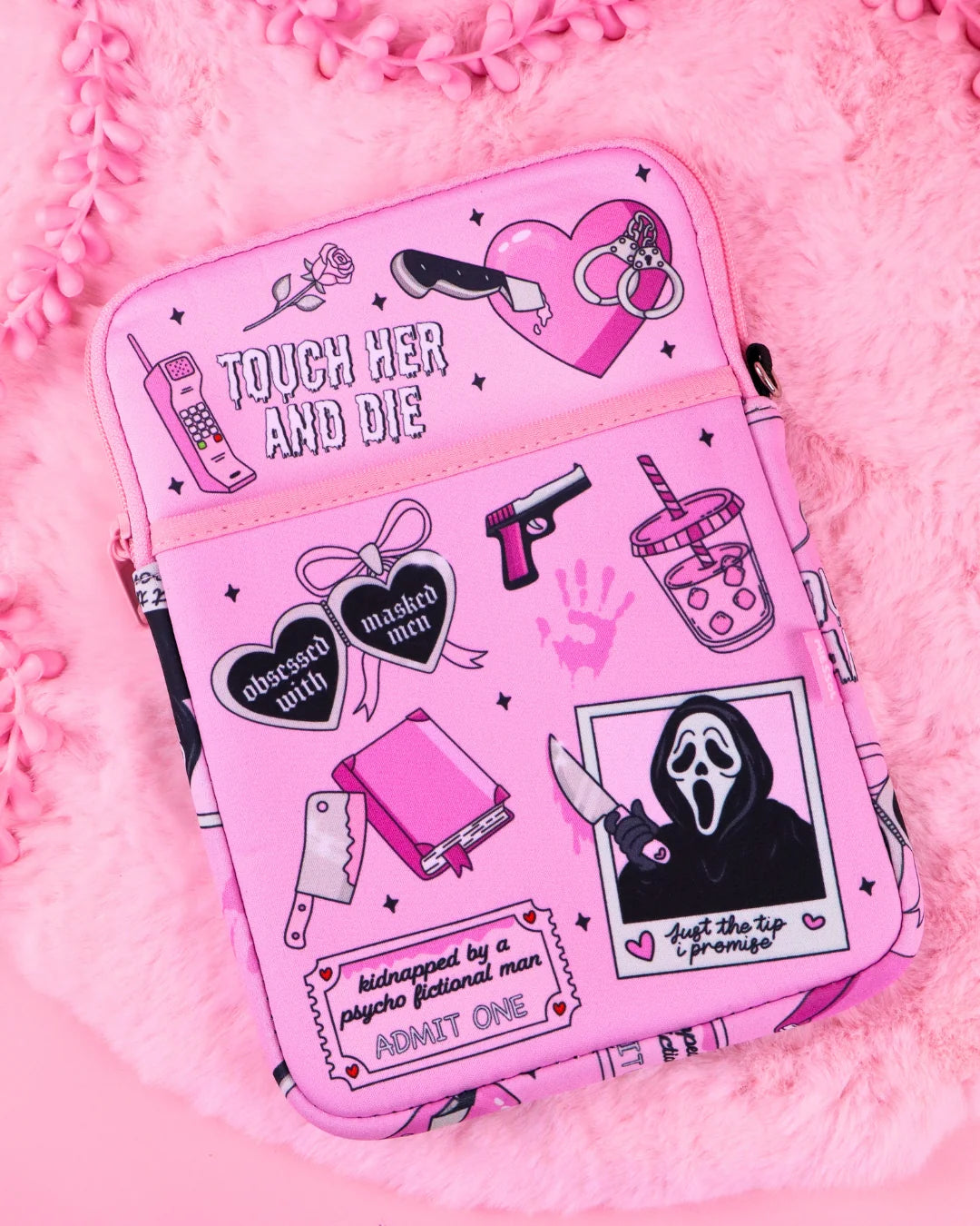 Spooky Boyfriend E-reader / Book Sleeve for Dark Romance Readers