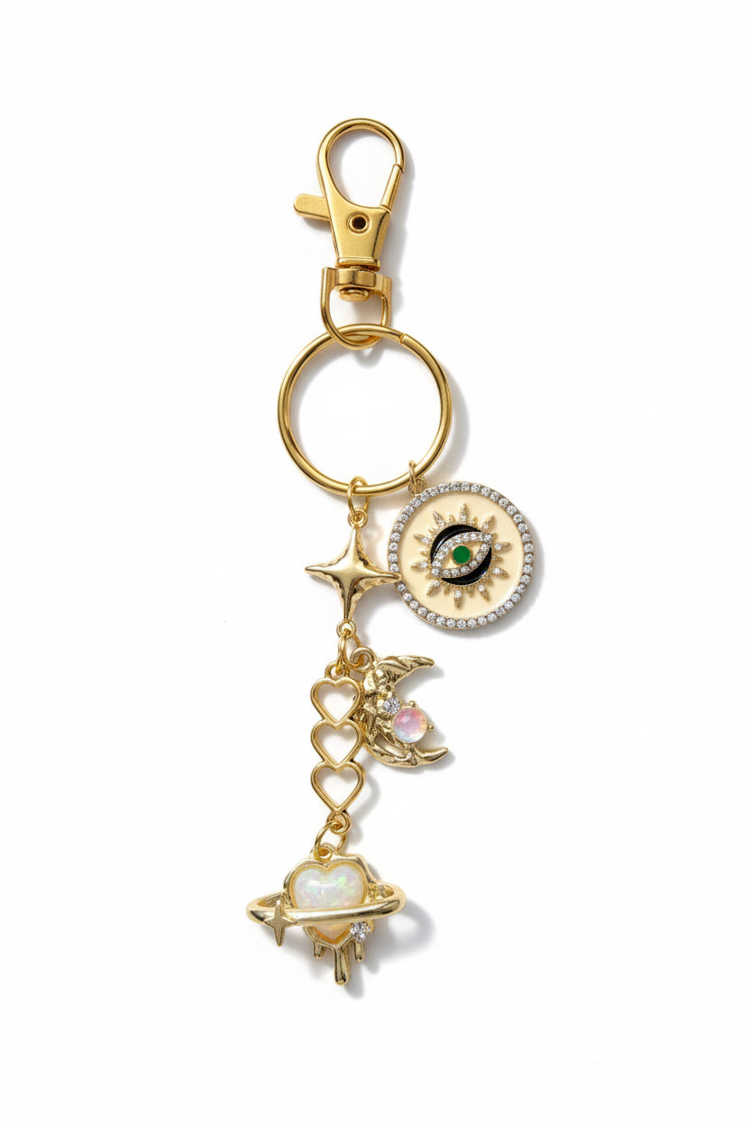 Handgjord Bag Charm – Guardian Heart