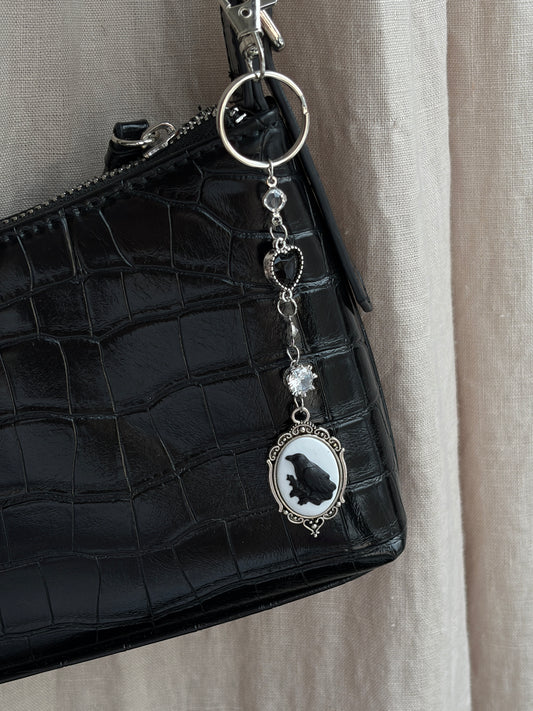 Nocturne Raven - Bag charm