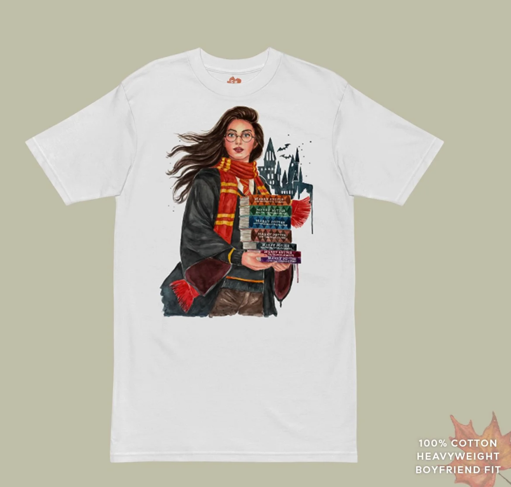 Bookish Heavyweight Boyfriend fit t-shirt FÖRBESTÄLLNING