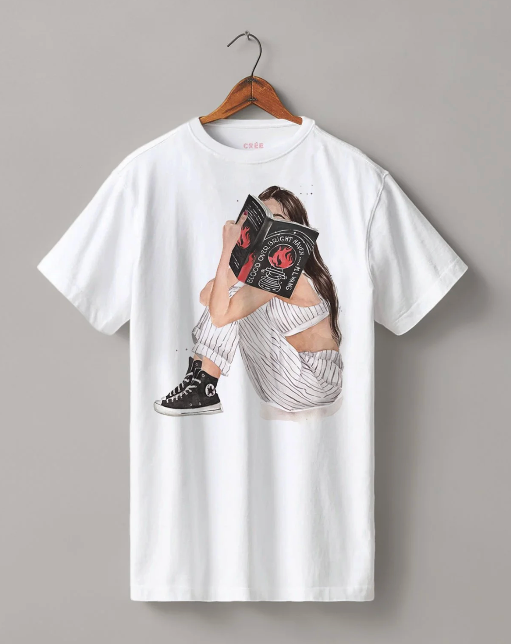 Bookish Heavyweight Boyfriend fit t-shirt FÖRBESTÄLLNING