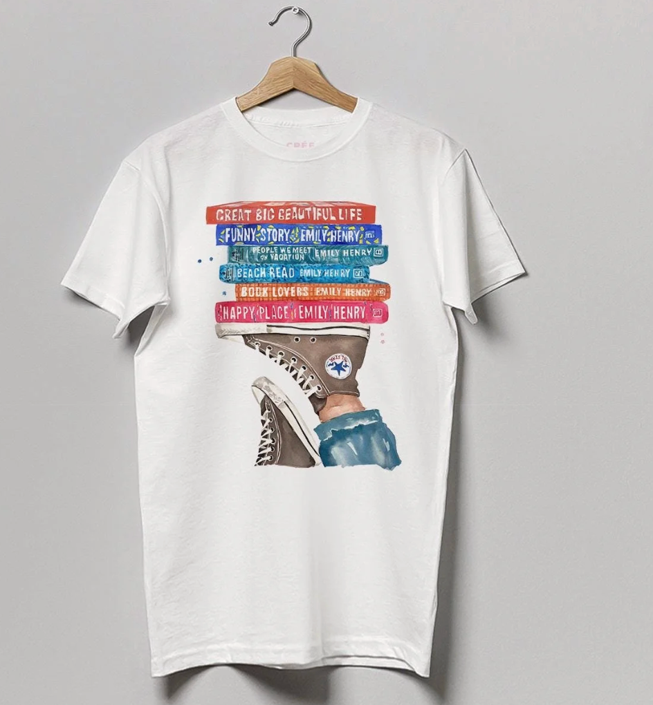 Bookish Heavyweight Boyfriend fit t-shirt FÖRBESTÄLLNING