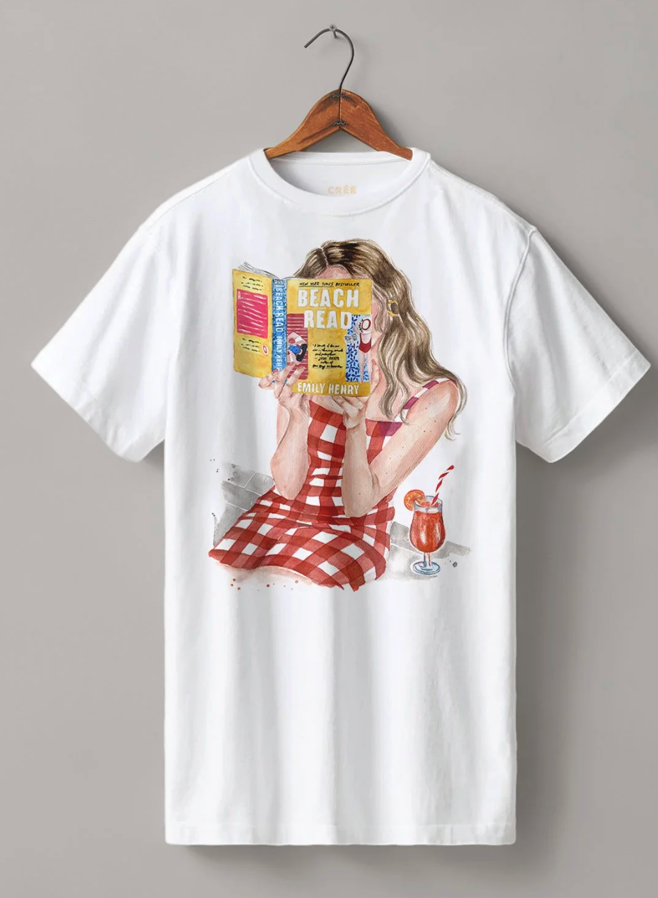 Bookish Heavyweight Boyfriend fit t-shirt FÖRBESTÄLLNING