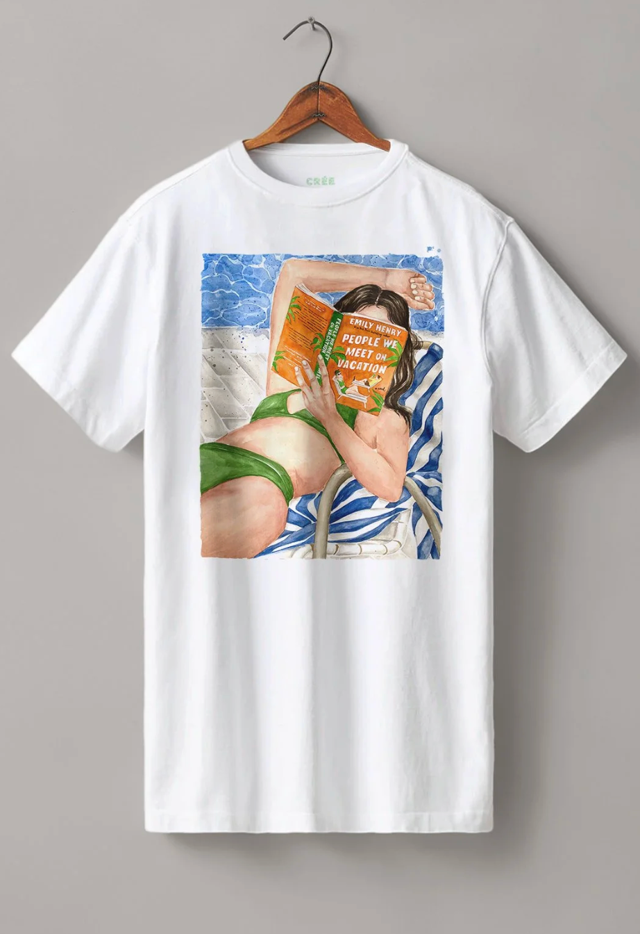 Bookish Heavyweight Boyfriend fit t-shirt FÖRBESTÄLLNING