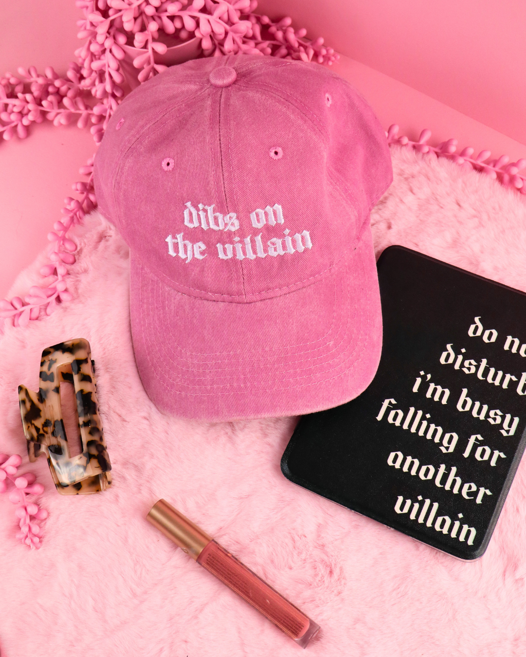 Dibs on the Villain baseballkeps
