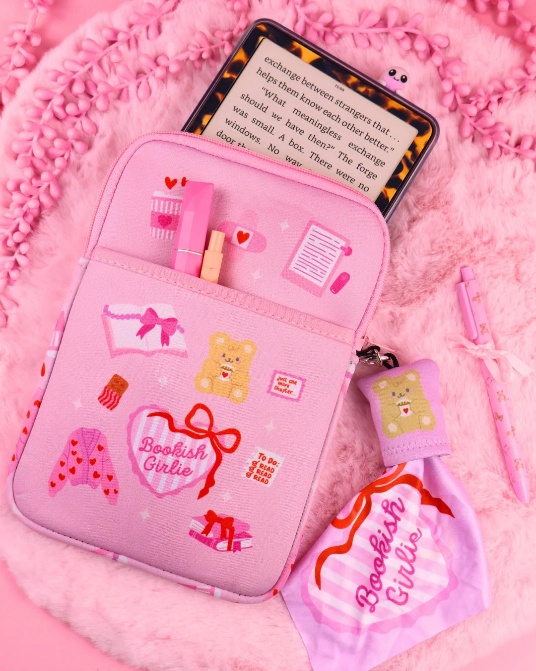 Cutie Pink E-reader Sleeve