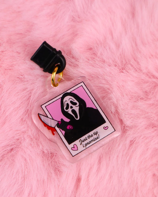 Just the Tip Horror Sticky Heart Charm