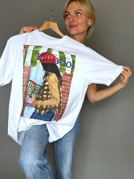 The Cinnamon Bun Bookstore book inspired t shirt – cozy romance book